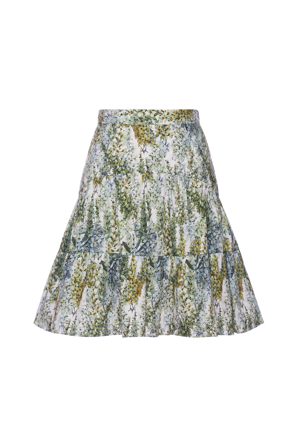 Riviera Skirt Blue Wisteria Poplin