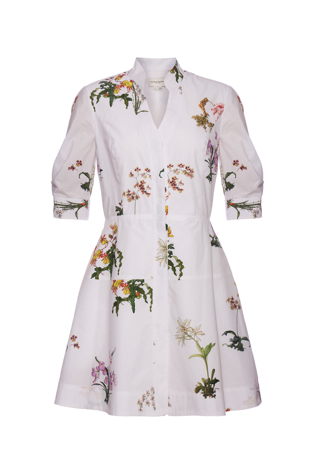 Provence Dress White Orchid Poplin