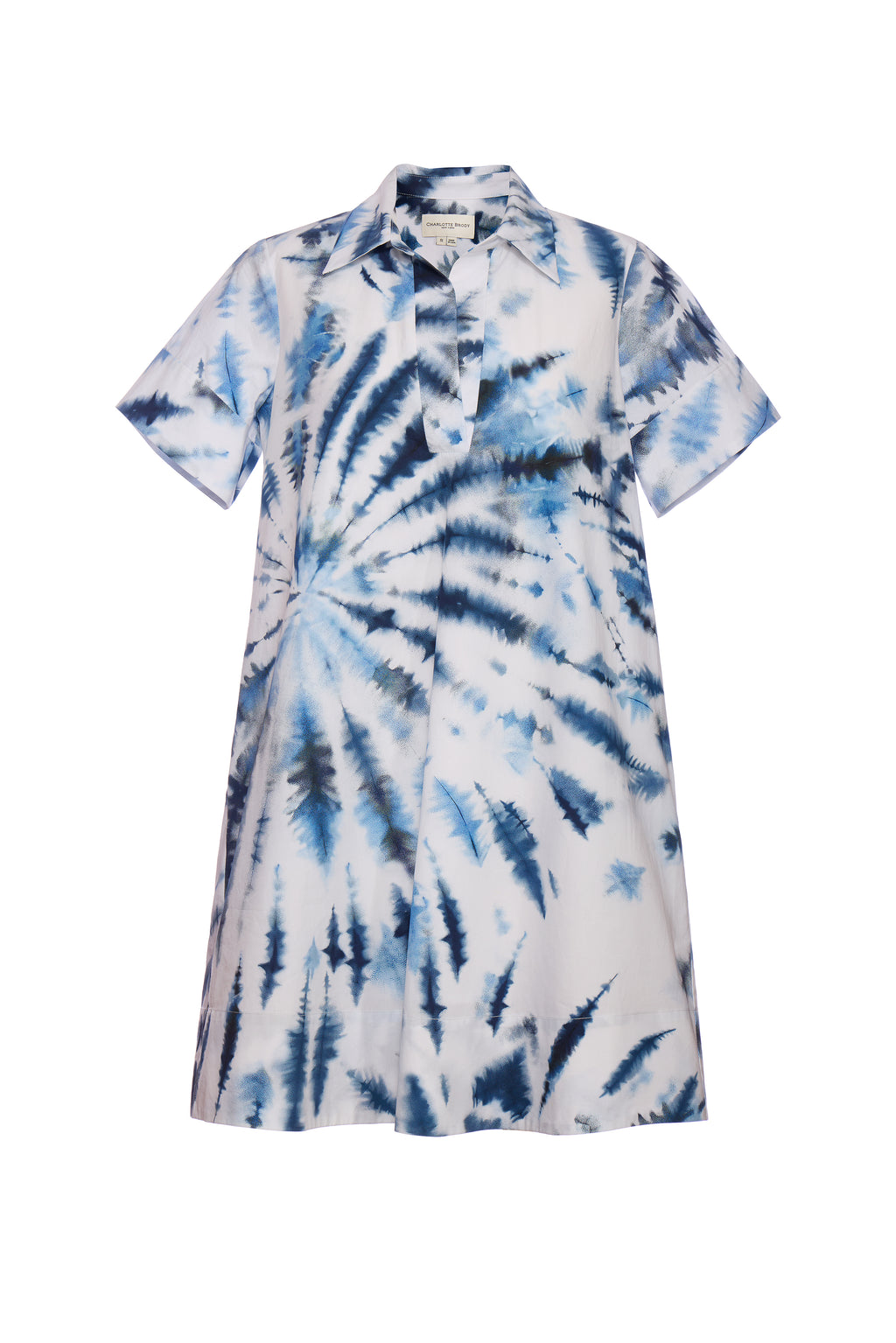 Prado Dress Blue Tie Dye