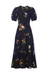 Bardot Dress Black Orchid Charmeuse