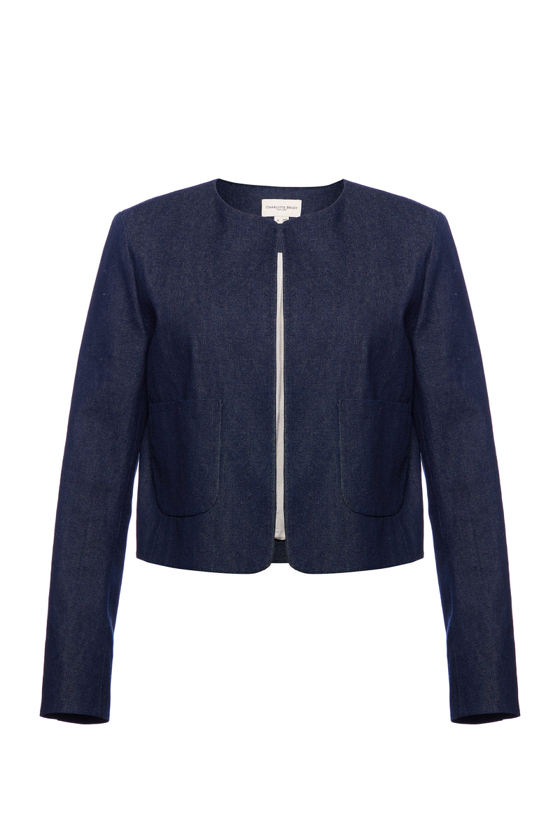 Crescent Blazer Denim