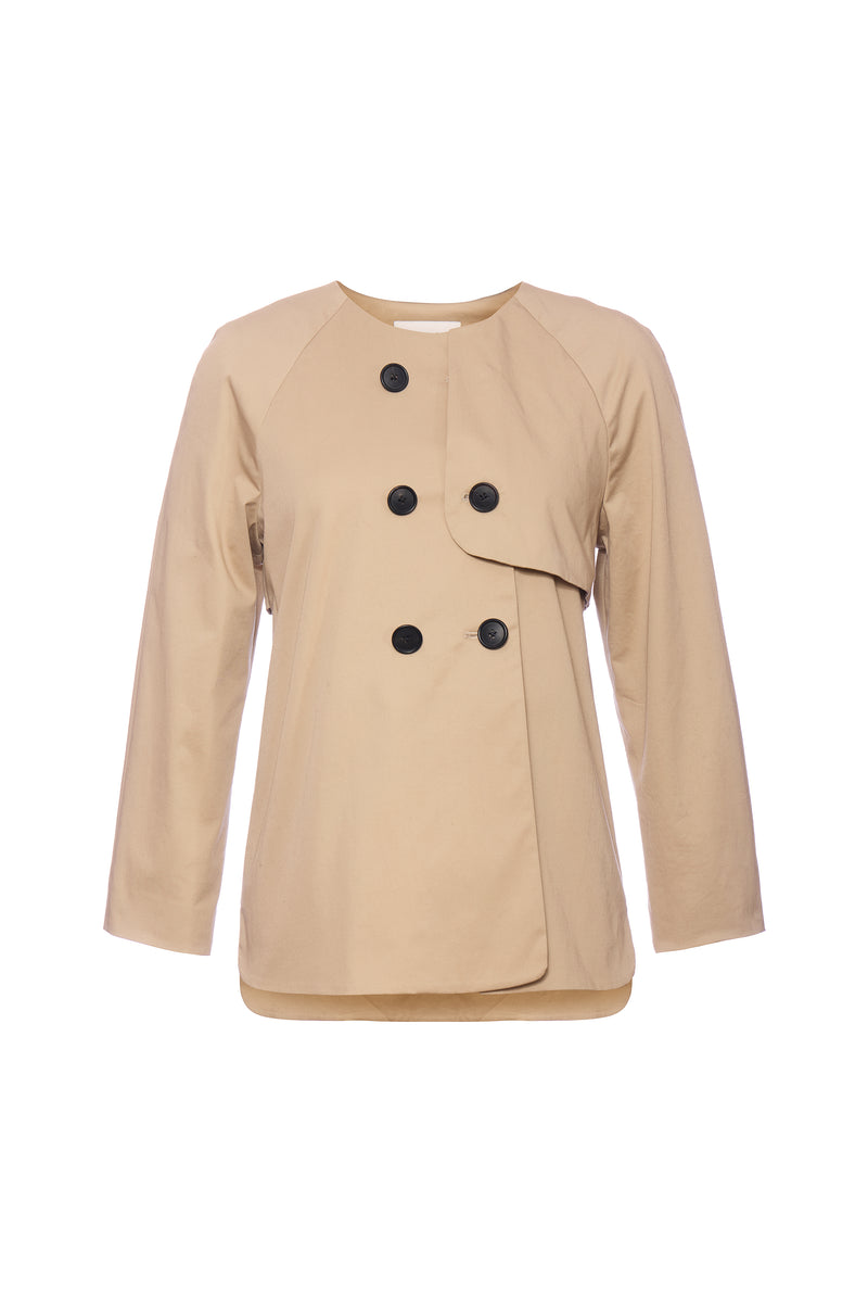 Trench Blazer - Khaki - Preorder Ships 3/31