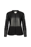 Milan Leather Jacket - Black