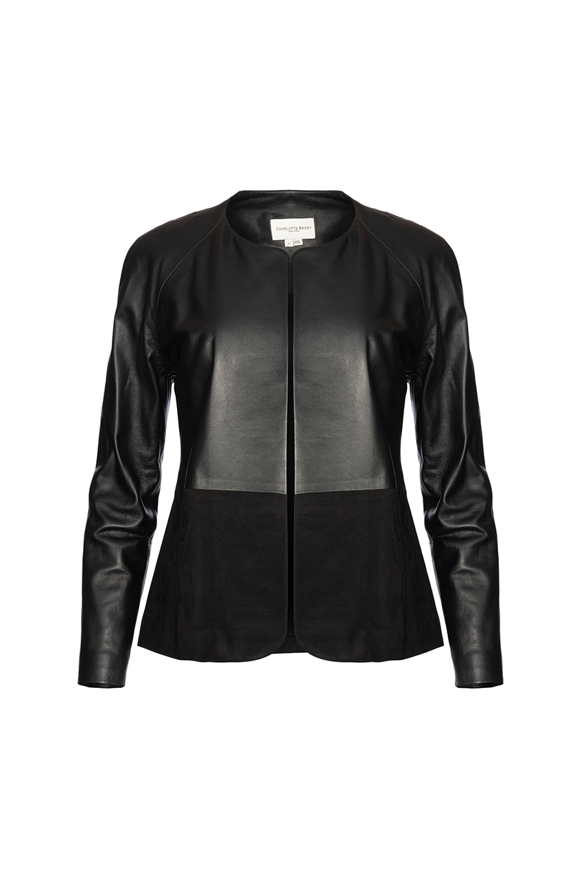 Milan Leather Jacket - Black