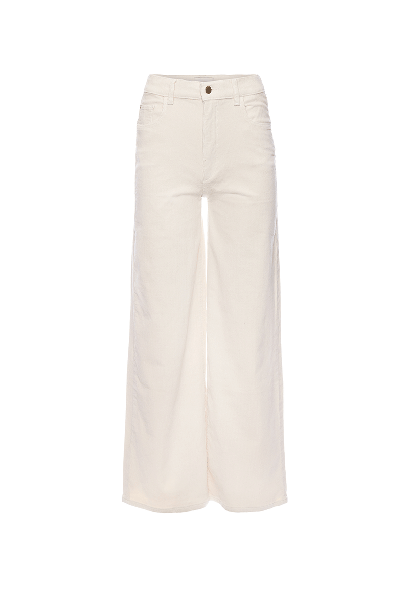 Hepburn Wide Leg Jean - Manilla Stretch Corduroy