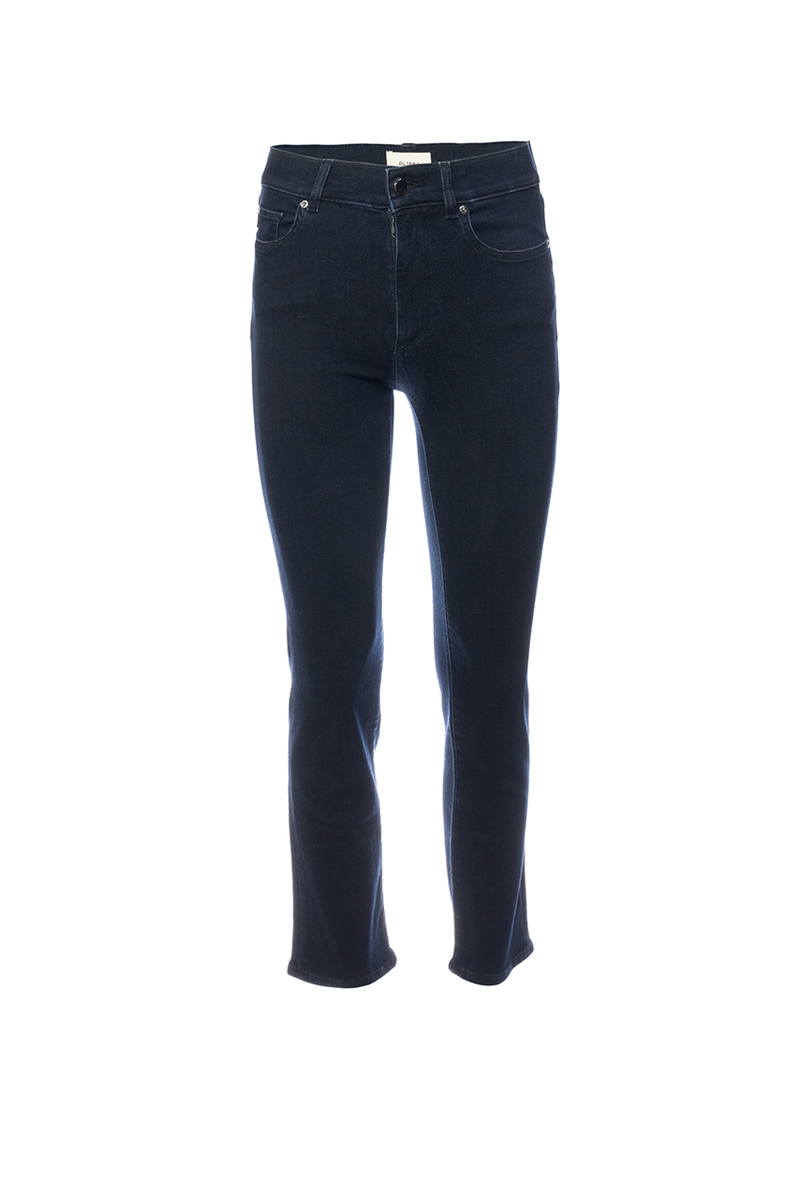 Mara Straight Leg Ankle Jean - Flatiron