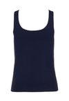 High Low Knit Tank - Navy