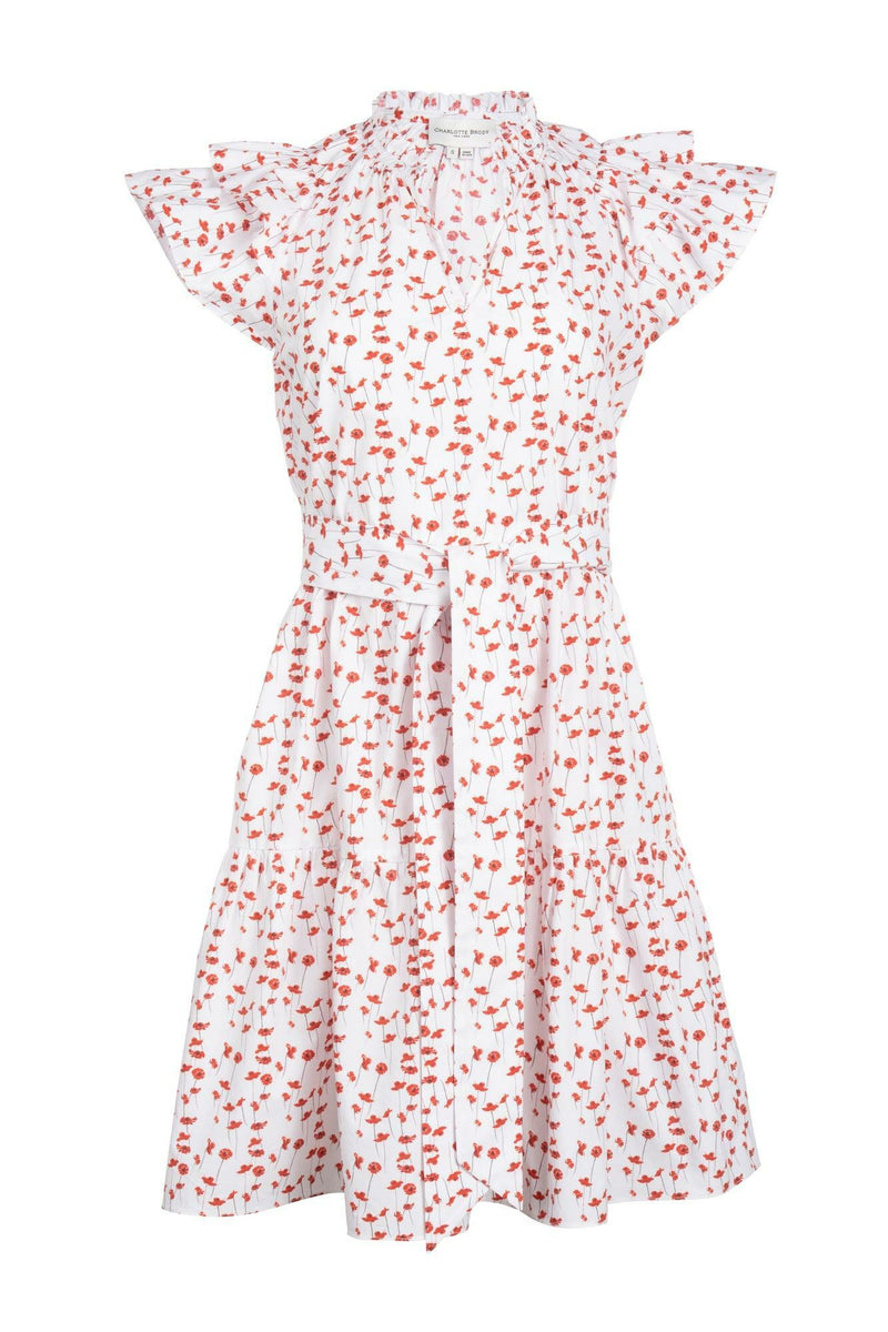 Ibiza Dress - Red Spanish Poppy