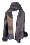 Camo Scarf - Blue