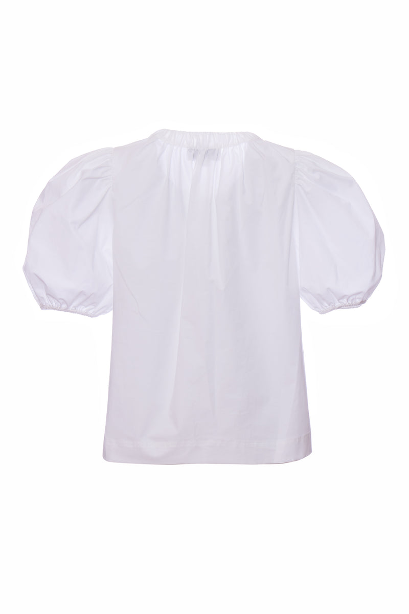 Puff Blouse - White