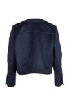 Crop Jacket - Navy Coating