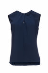 Sleeveless Ginger Blouse - Navy