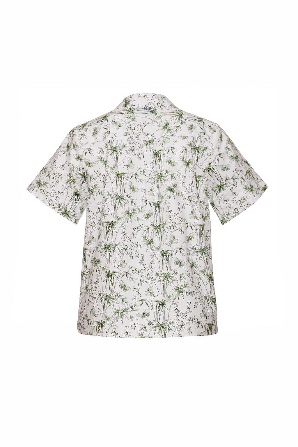 Prado Blouse - Green Butterfly