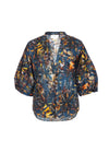 Bogart Blouse Blue Ivy