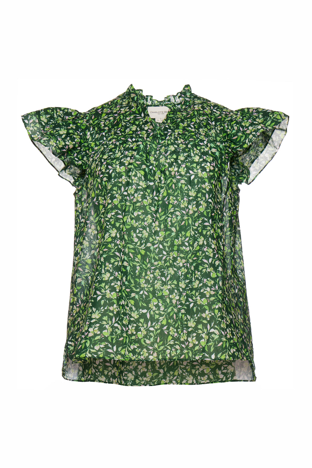 Dragonfly Blouse - Verde Flores