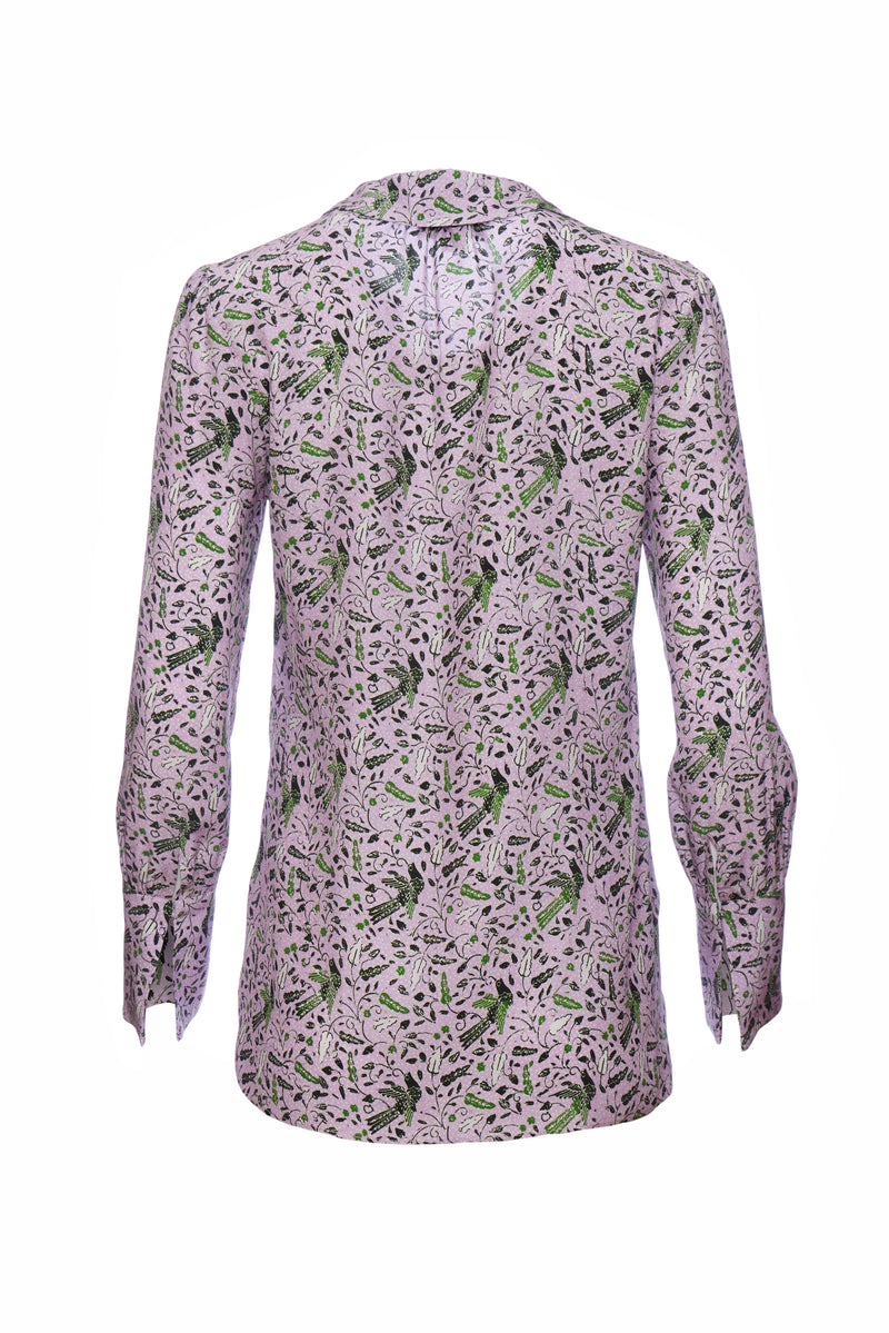 Laurel Blouse - Lilac Aztec Batik