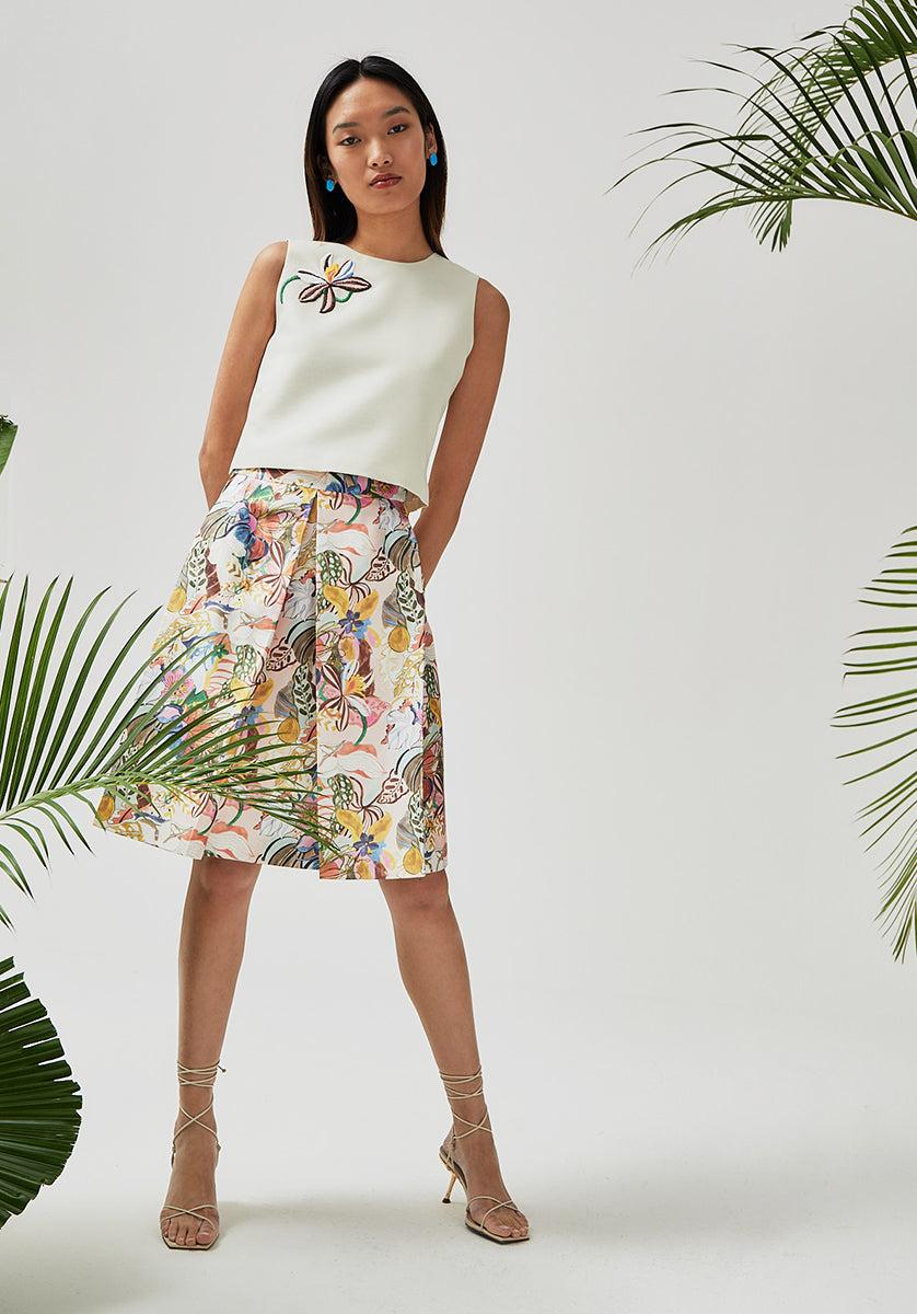 Kick Pleat Skirt