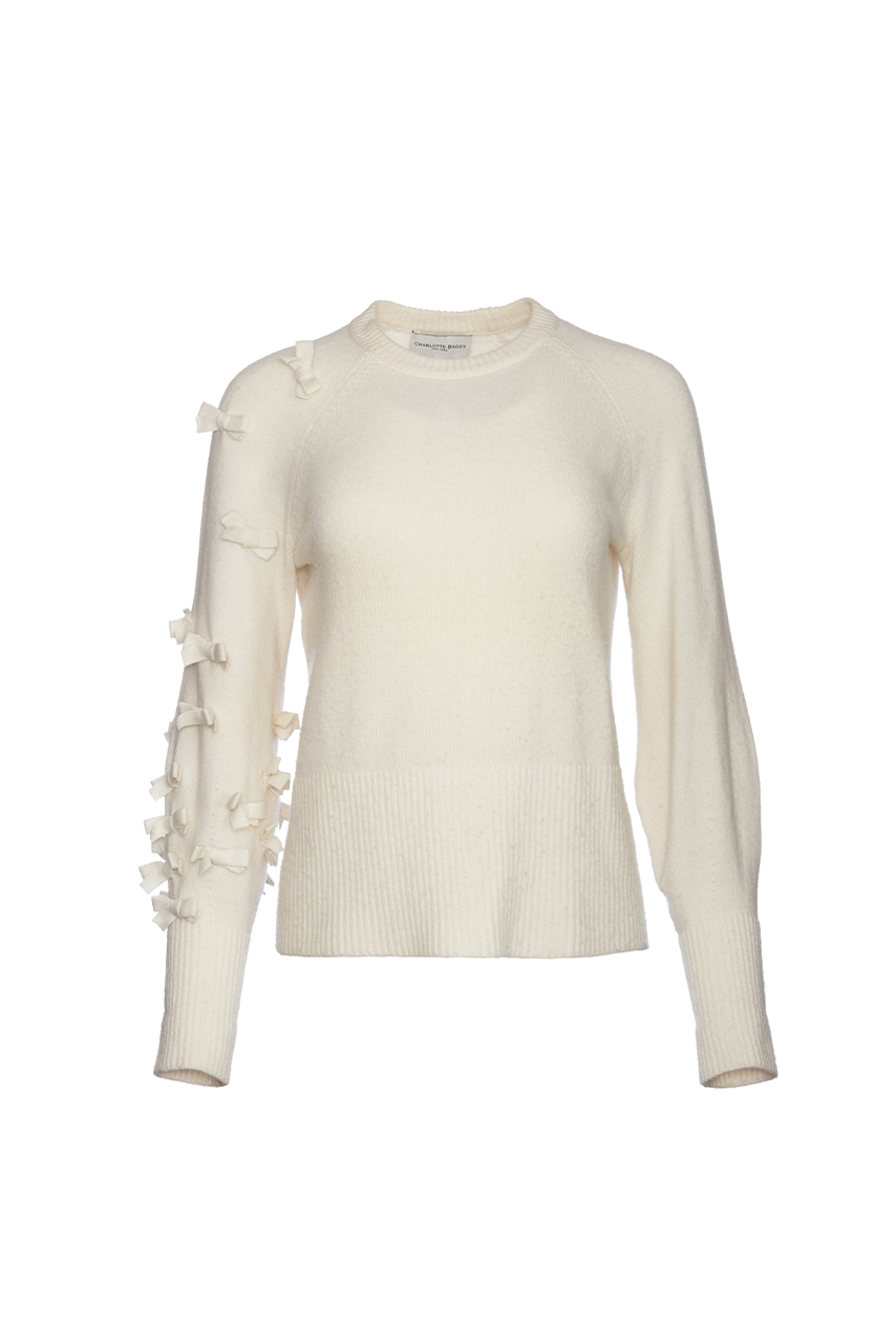 Bow Sweater - Ivory