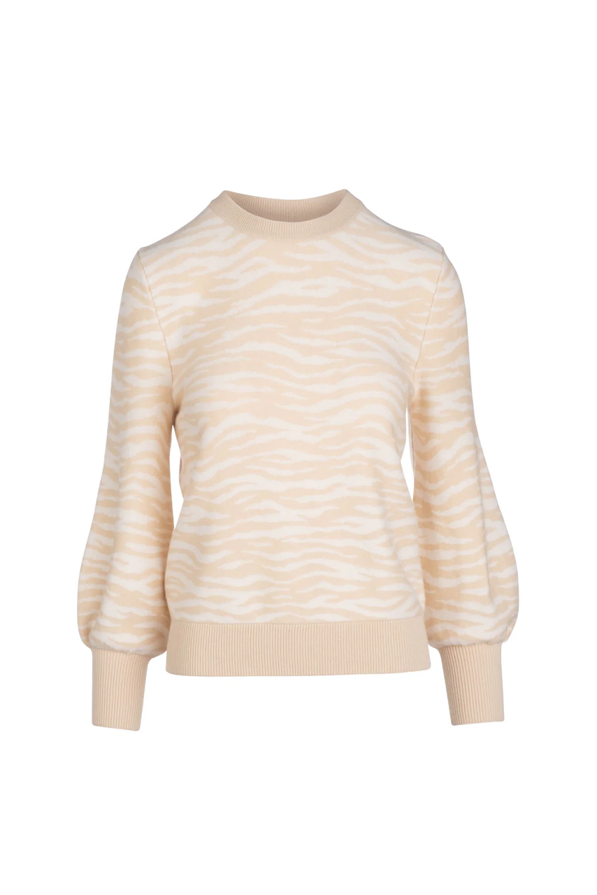 Cheshire Sweater - Ivory and Beige