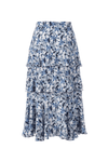 Cascade Ruffle Skirt - Blue Mirage
