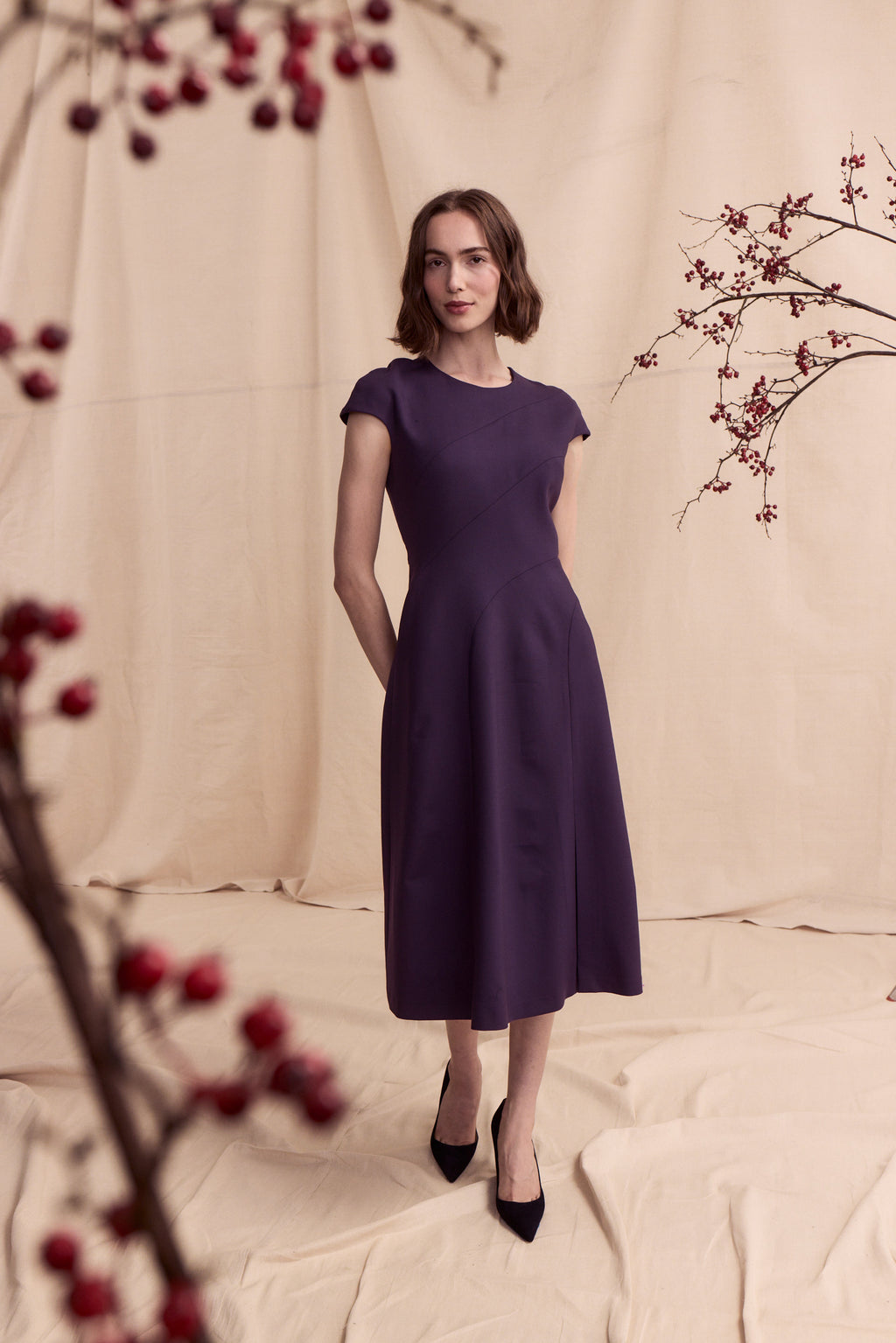 Helix Dress - Bi-Stretch Wool