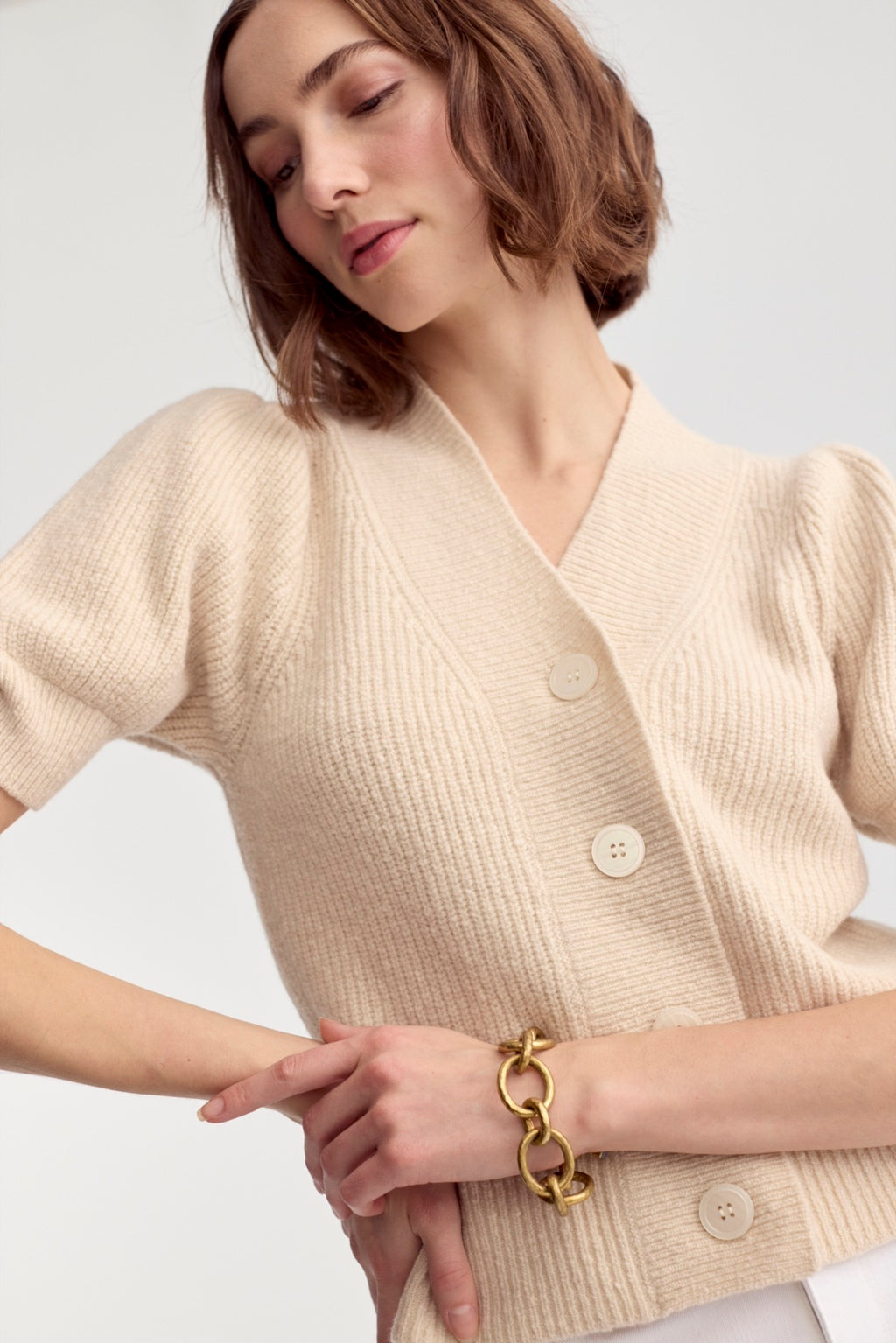 Cleo Cardigan - Beige