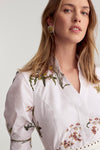 Provence Dress White Orchid Poplin - Preorder Ships 3/1