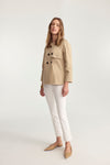 Trench Blazer - Khaki - Preorder Ships 3/31