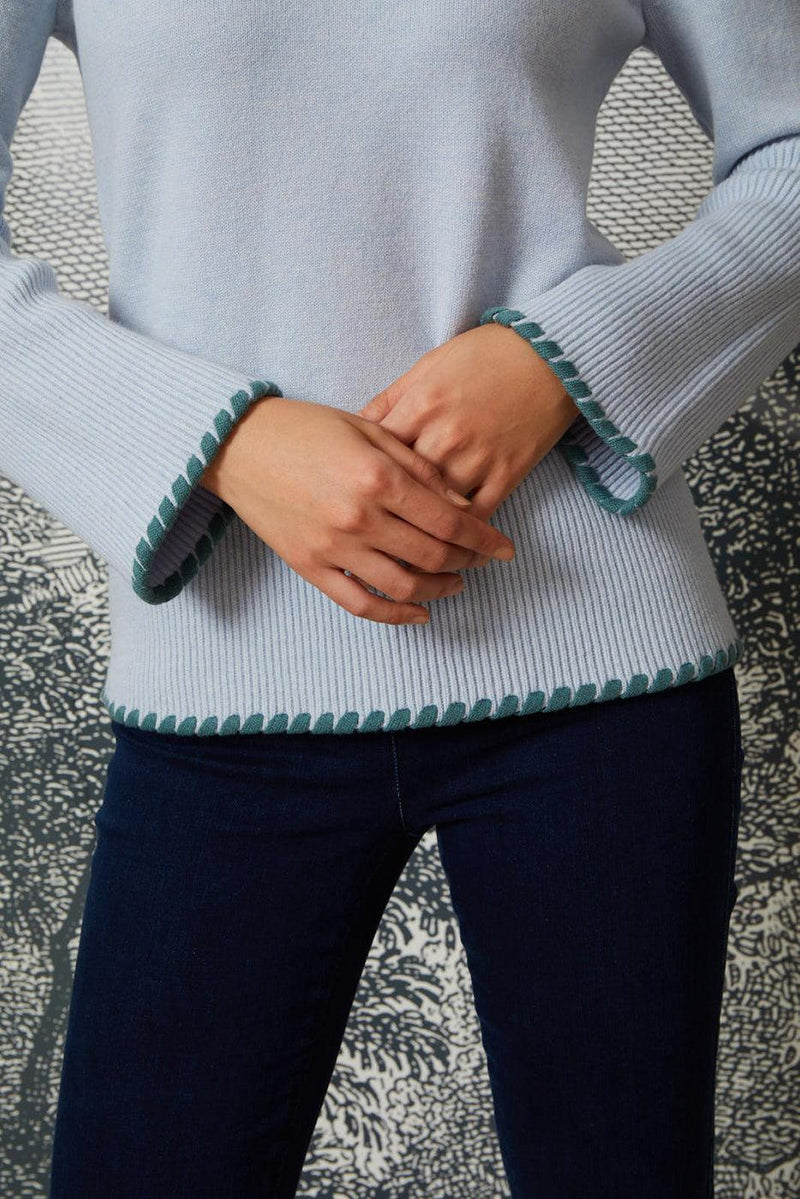 Thyme Sweater - Light Blue