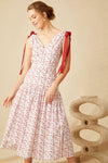 Sofia Dress - Red Spanish Poppy