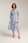 Hepburn Dress Blue Lily