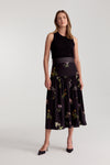 Oleanda Skirt - Black Orchid