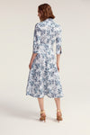 Hepburn Dress Blue Lily