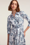 Hepburn Dress Blue Lily