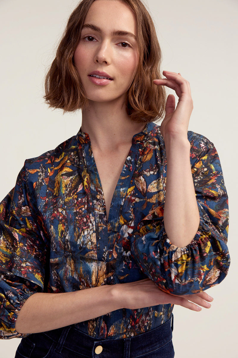 Bogart Blouse - Blue Ivy