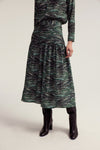 Oleanda Skirt - Green Feathering