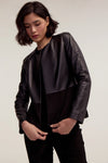 Milan Leather Jacket - Black