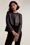 Milan Leather Jacket - Black