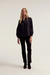 Trio Tuck Blouse - Black