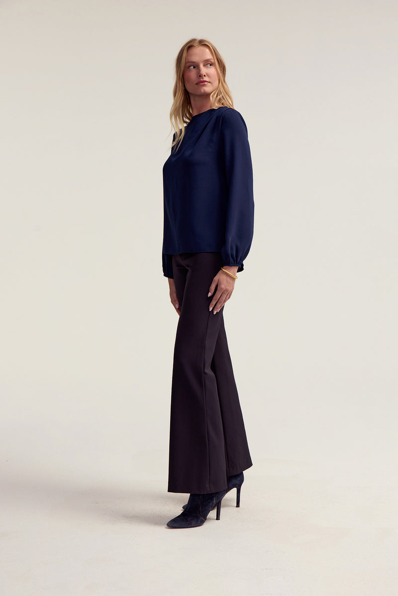 Greta Blouse - Navy