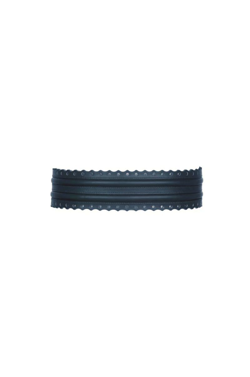 Fretwork Belt - Navy