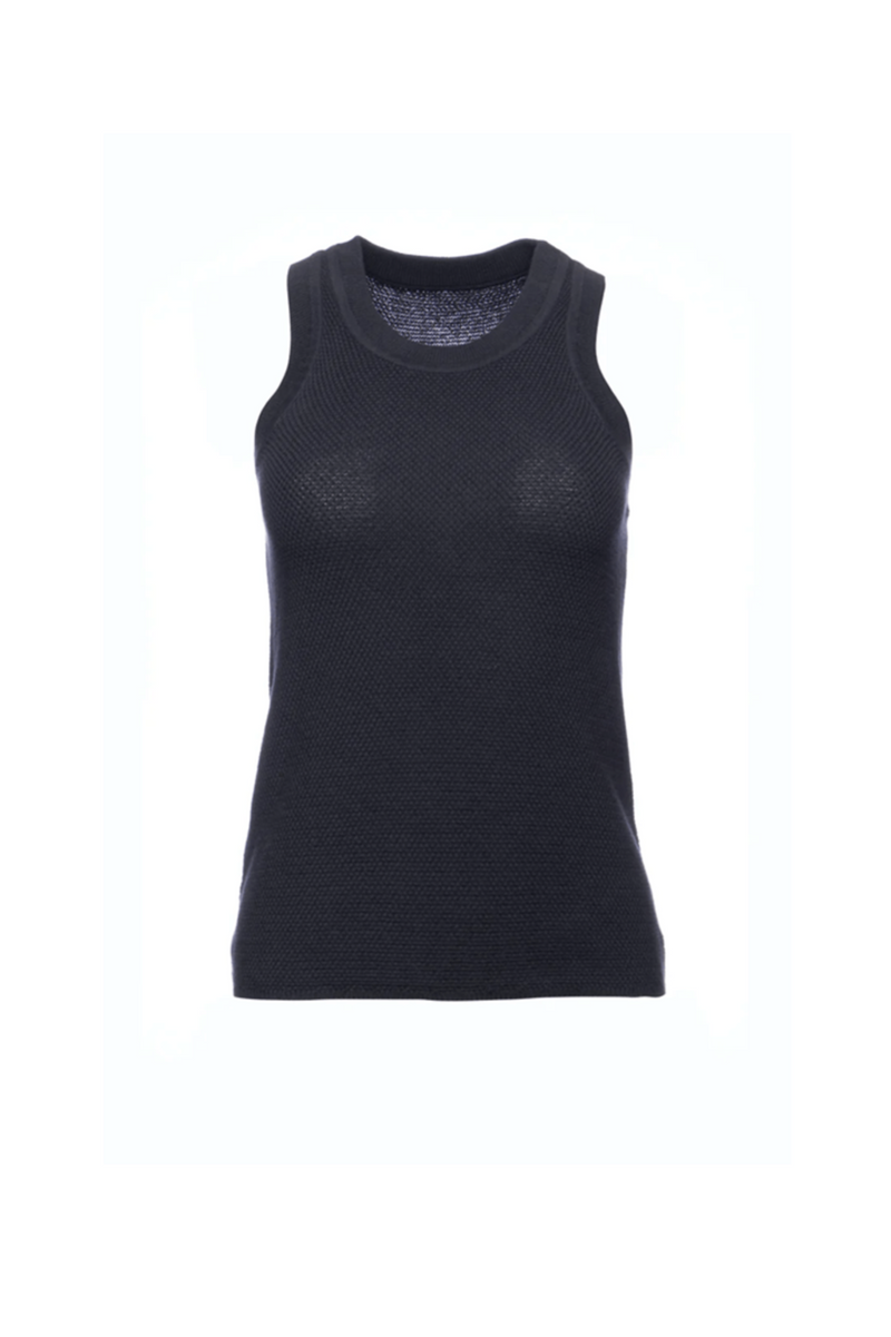 Sol Knit Tank - Navy