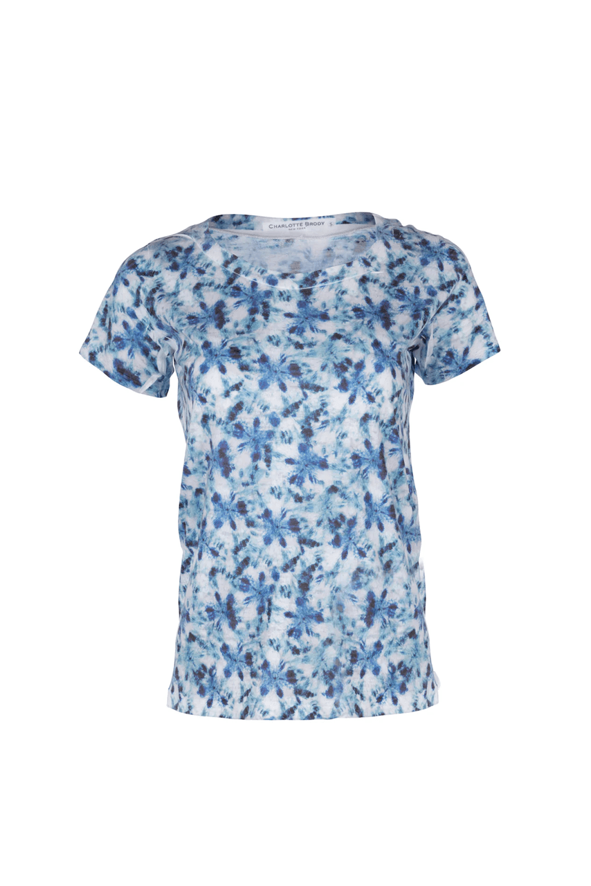 Burnout Tee - Blue Mirage