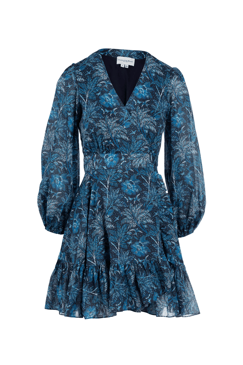 Celeste Dress - Navy Desert Oasis