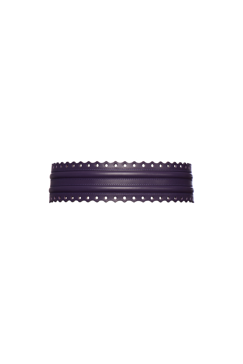 Fretwork Belt - Blackberry