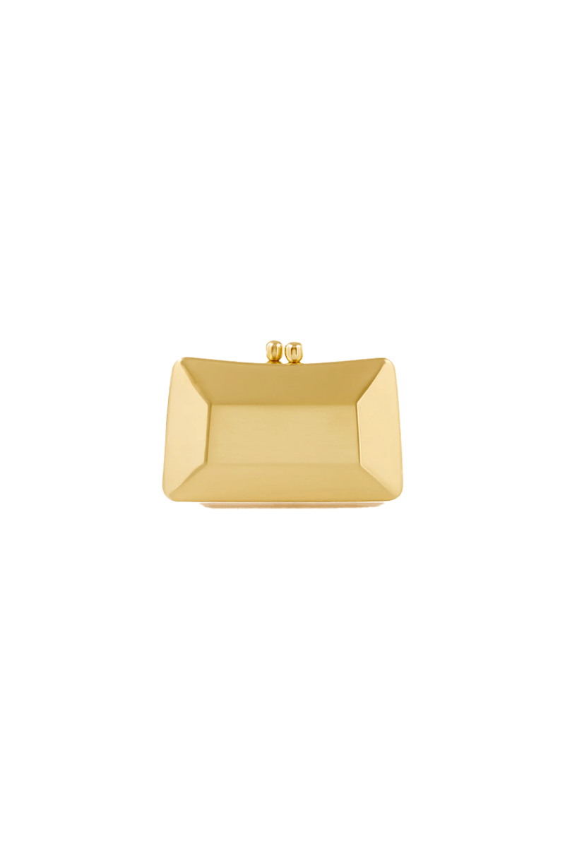 Brushed Matte Gold Clutch