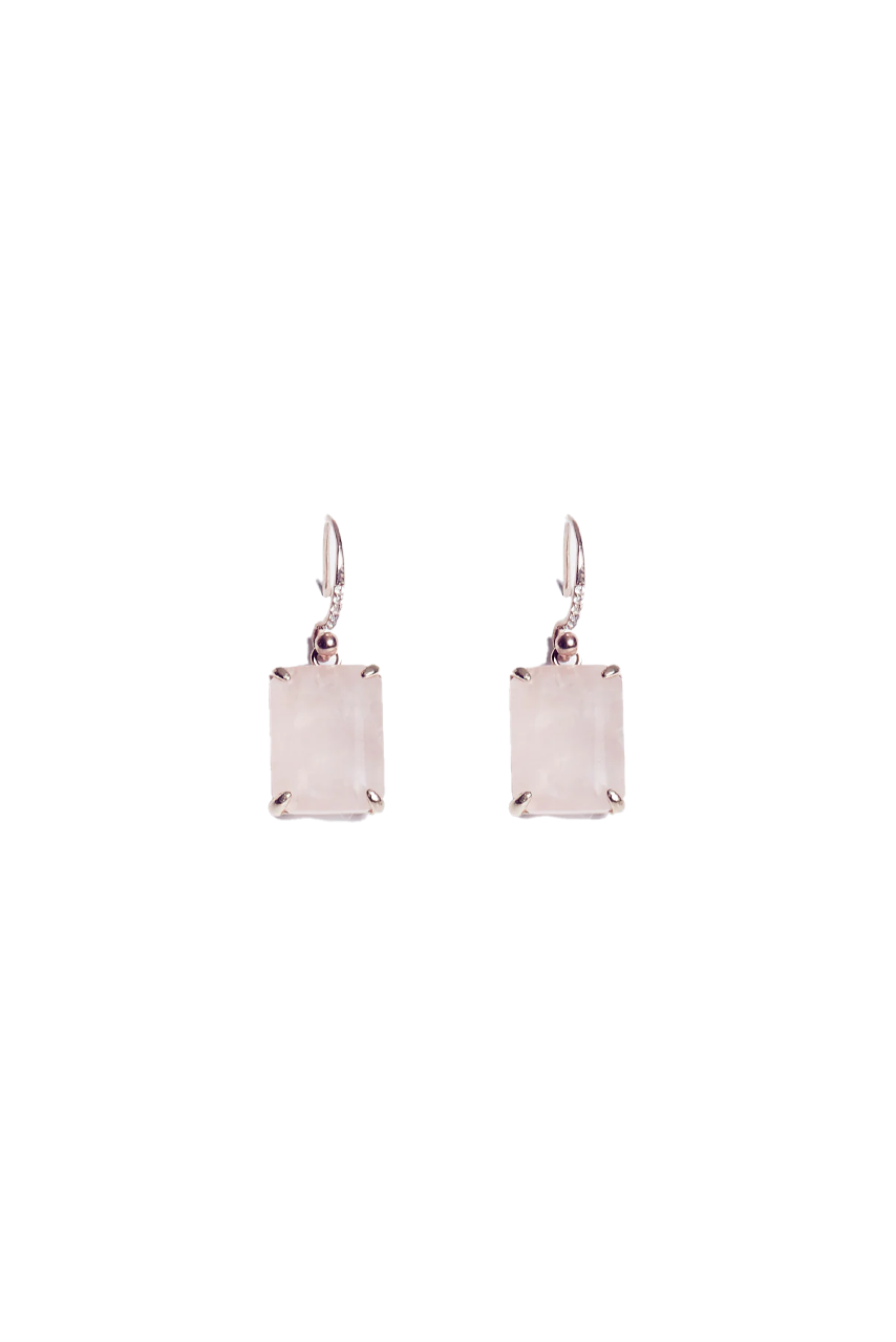 Rose Quartz Earrings