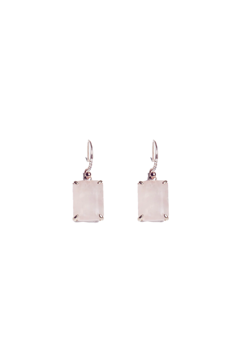 Rose Quartz Earrings