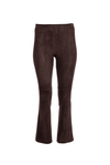 Suede Kick Flare Pant - Chocolate