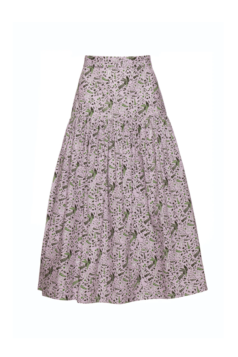 Oleanda Skirt - Lilac Aztec Batik